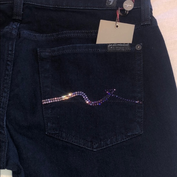 7 For All Mankind Boot Cut Jeans Size 27🌸 - Picture 3 of 6